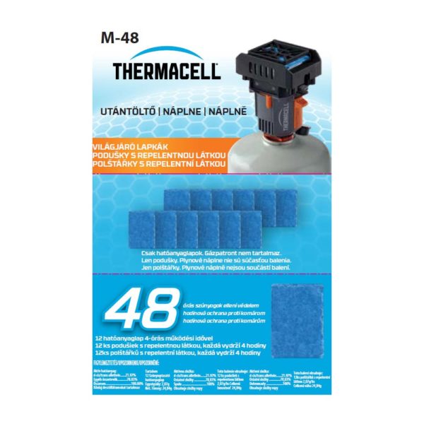 Náhradné 48h účinné vankúšiky Thermacell M-48